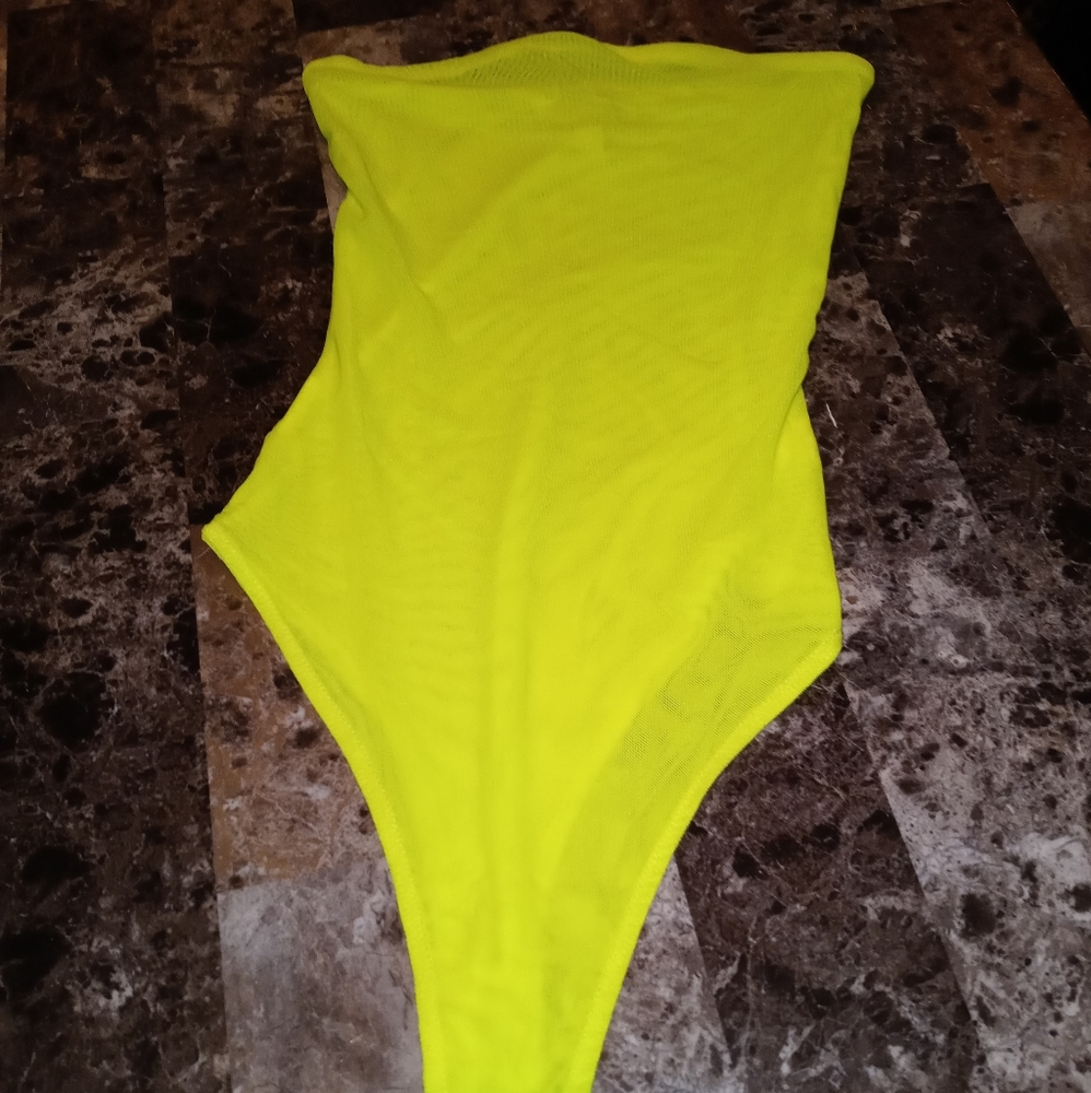 Fashion Nova NEON Mesh Bodysuit 💦 SOLD via EBAY